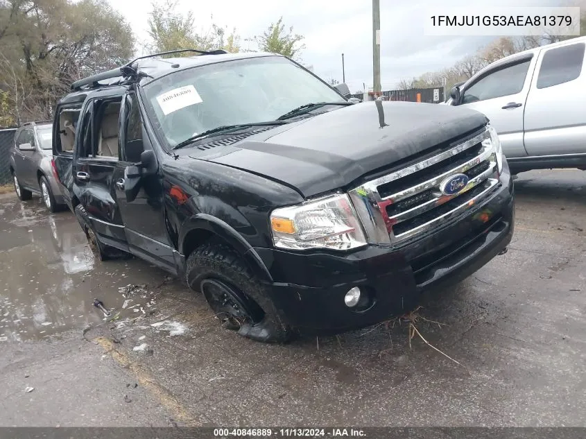 2010 Ford Expedition Xlt VIN: 1FMJU1G53AEA81379 Lot: 40846889