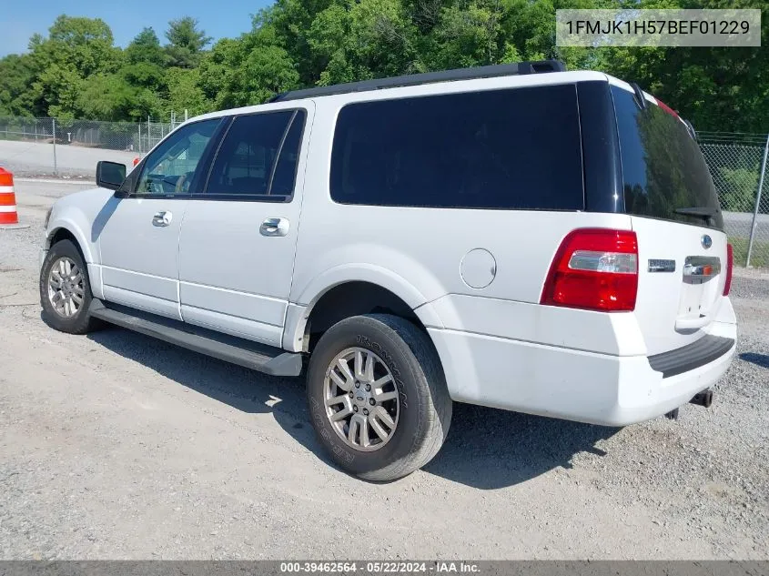 2011 Ford Expedition El Xlt VIN: 1FMJK1H57BEF01229 Lot: 39462564