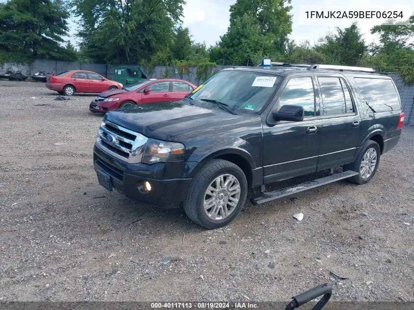 2011 Ford Expedition El Limited VIN: 1FMJK2A59BEF06254 Lot: 40117113