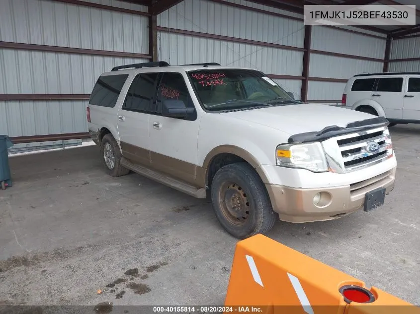 2011 Ford Expedition El Xlt VIN: 1FMJK1J52BEF43530 Lot: 40155814