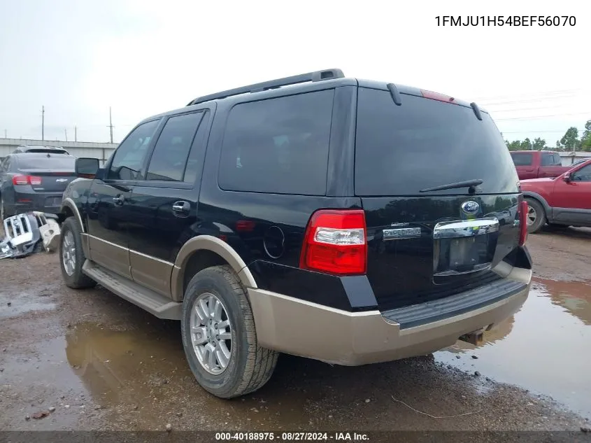 2011 Ford Expedition Xlt VIN: 1FMJU1H54BEF56070 Lot: 40188975