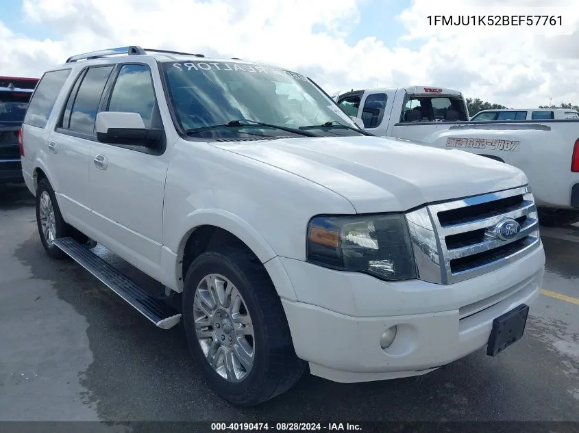 2011 Ford Expedition Limited VIN: 1FMJU1K52BEF57761 Lot: 40190474