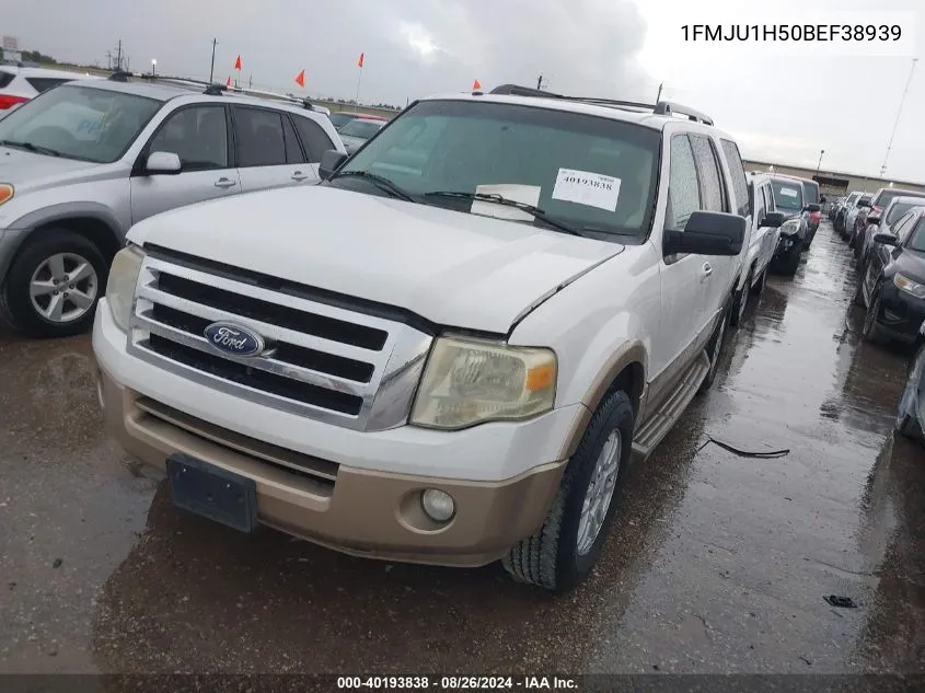 2011 Ford Expedition Xlt VIN: 1FMJU1H50BEF38939 Lot: 40193838