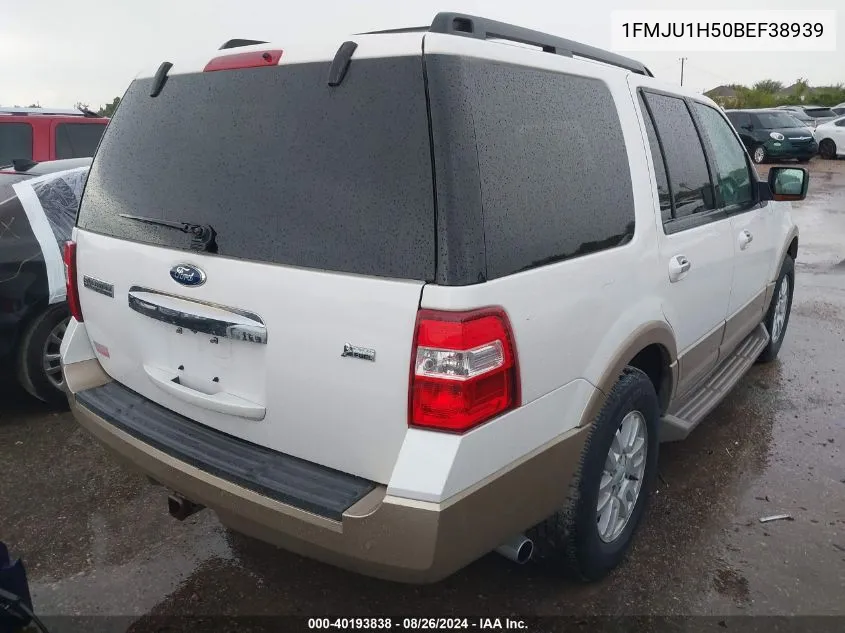 2011 Ford Expedition Xlt VIN: 1FMJU1H50BEF38939 Lot: 40193838