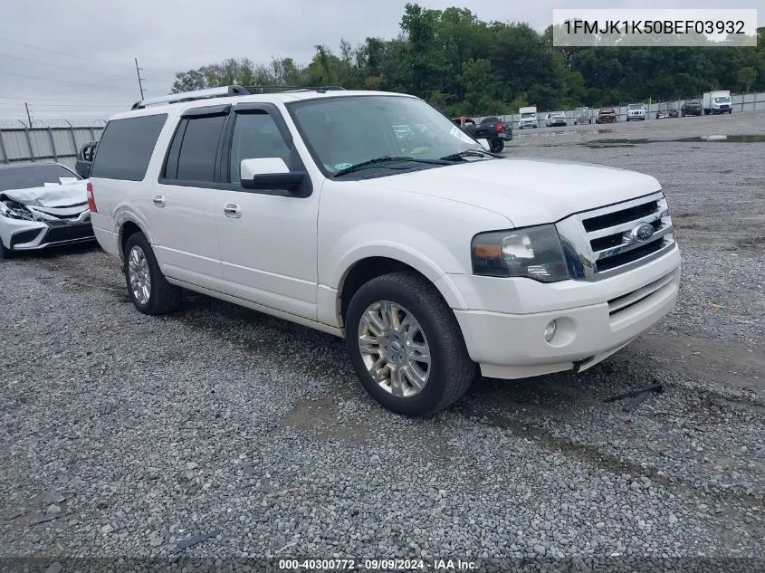 2011 Ford Expedition El Limited VIN: 1FMJK1K50BEF03932 Lot: 40300772