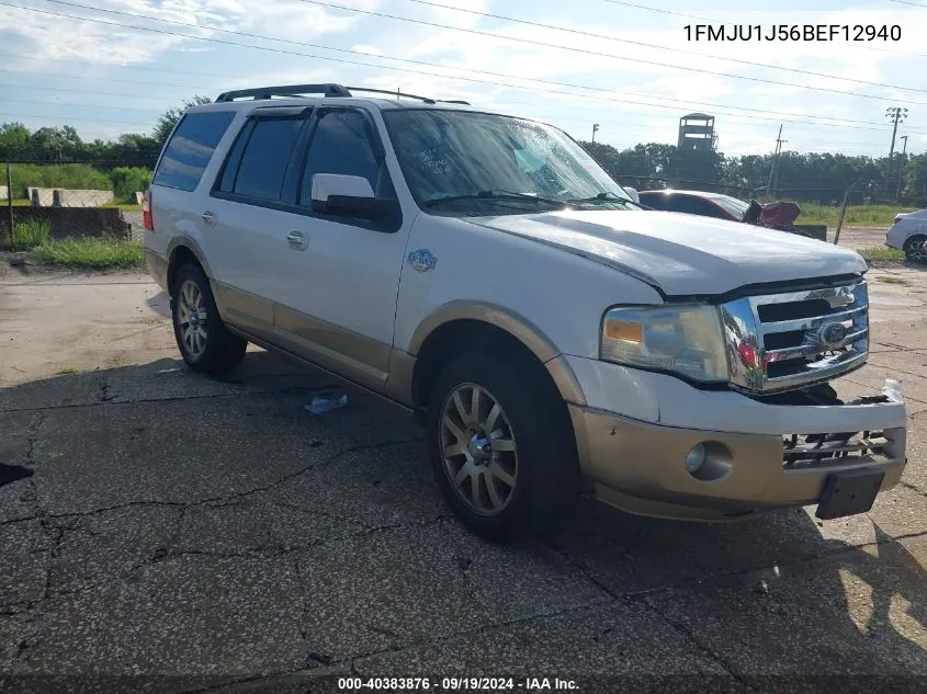 2011 Ford Expedition King Ranch VIN: 1FMJU1J56BEF12940 Lot: 40383876