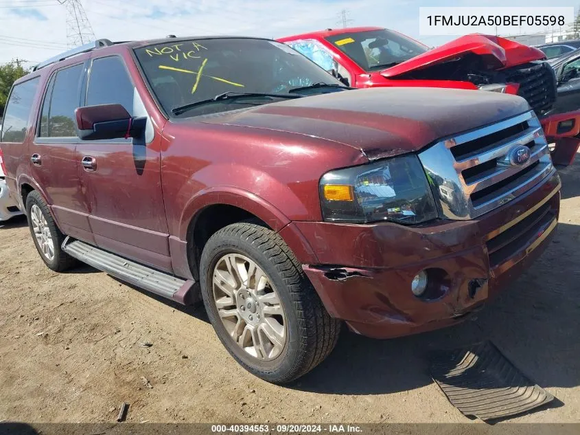 2011 Ford Expedition Limited VIN: 1FMJU2A50BEF05598 Lot: 40394553