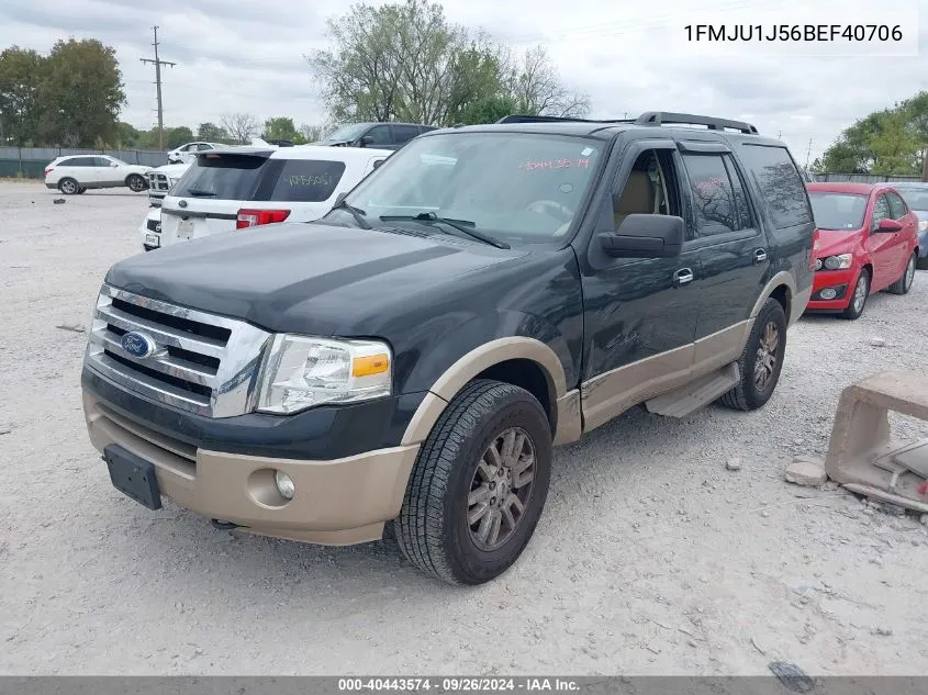 2011 Ford Expedition Xlt VIN: 1FMJU1J56BEF40706 Lot: 40443574