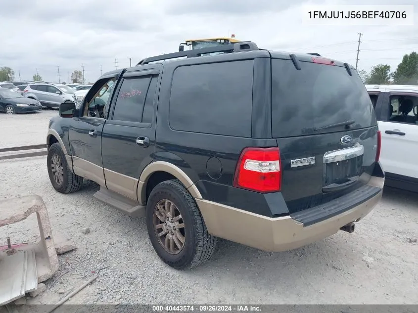 2011 Ford Expedition Xlt VIN: 1FMJU1J56BEF40706 Lot: 40443574