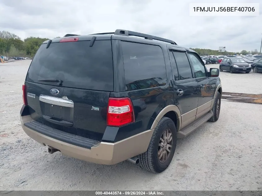 2011 Ford Expedition Xlt VIN: 1FMJU1J56BEF40706 Lot: 40443574