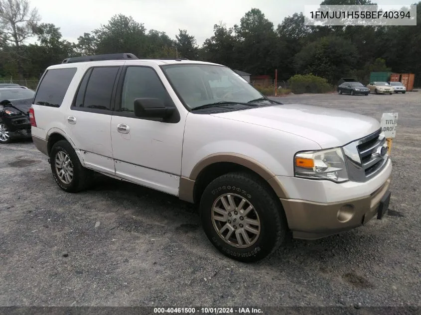 2011 Ford Expedition Xlt/King Ranch VIN: 1FMJU1H55BEF40394 Lot: 40461500