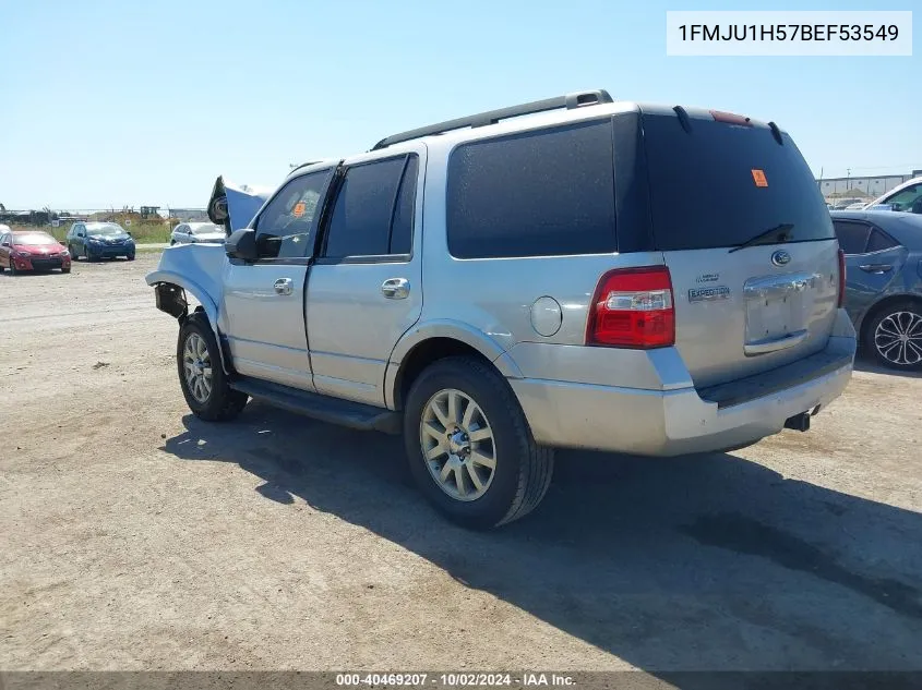 2011 Ford Expedition Xlt VIN: 1FMJU1H57BEF53549 Lot: 40469207