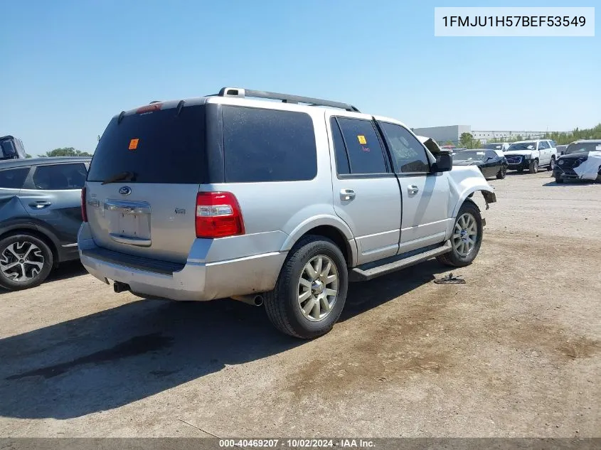 2011 Ford Expedition Xlt VIN: 1FMJU1H57BEF53549 Lot: 40469207