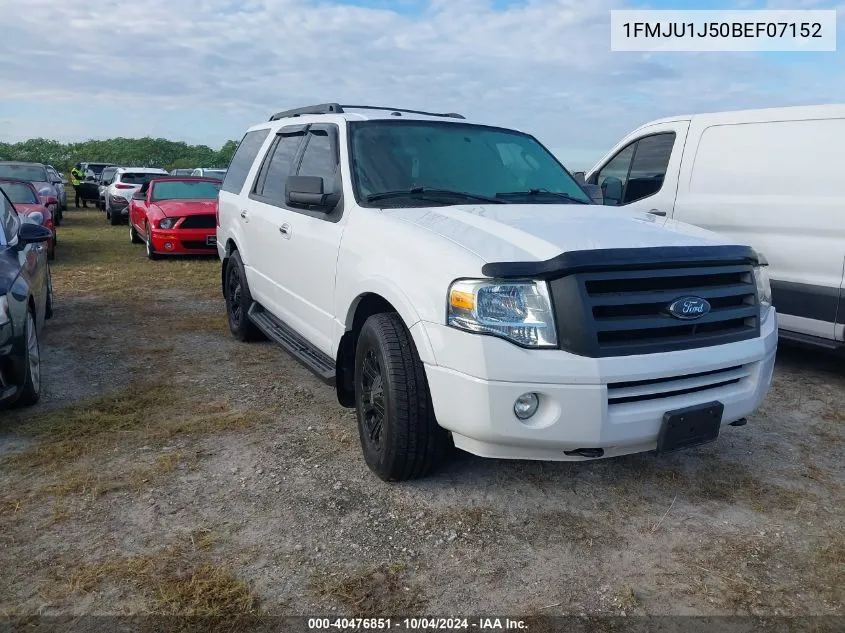 2011 Ford Expedition Xlt VIN: 1FMJU1J50BEF07152 Lot: 40476851