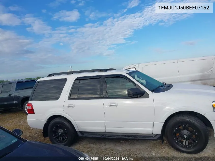 2011 Ford Expedition Xlt VIN: 1FMJU1J50BEF07152 Lot: 40476851