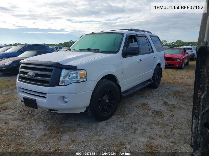 2011 Ford Expedition Xlt VIN: 1FMJU1J50BEF07152 Lot: 40476851