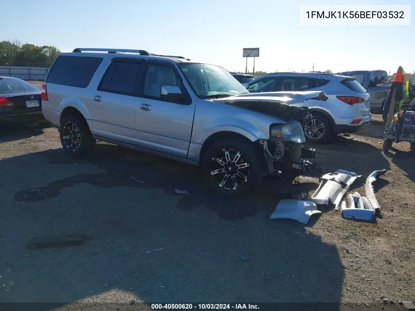 2011 Ford Expedition El Limited VIN: 1FMJK1K56BEF03532 Lot: 40500620