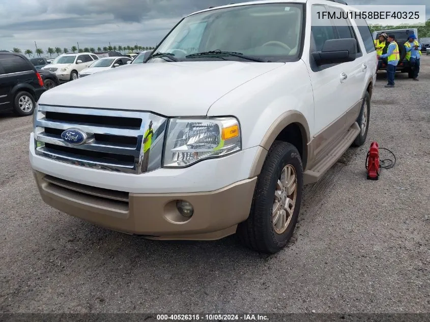 2011 Ford Expedition Xlt/King Ranch VIN: 1FMJU1H58BEF40325 Lot: 40526315