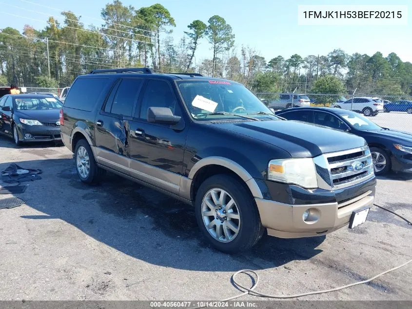 2011 Ford Expedition El Xlt/El King Ranch VIN: 1FMJK1H53BEF20215 Lot: 40560477