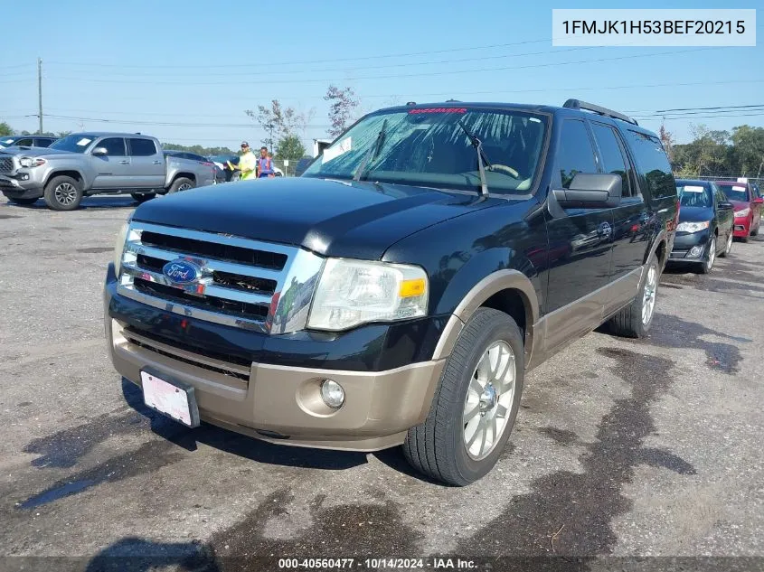 2011 Ford Expedition El Xlt/El King Ranch VIN: 1FMJK1H53BEF20215 Lot: 40560477