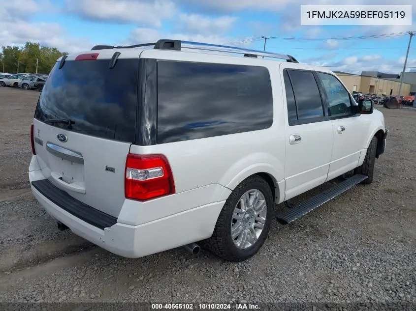 1FMJK2A59BEF05119 2011 Ford Expedition El Limited