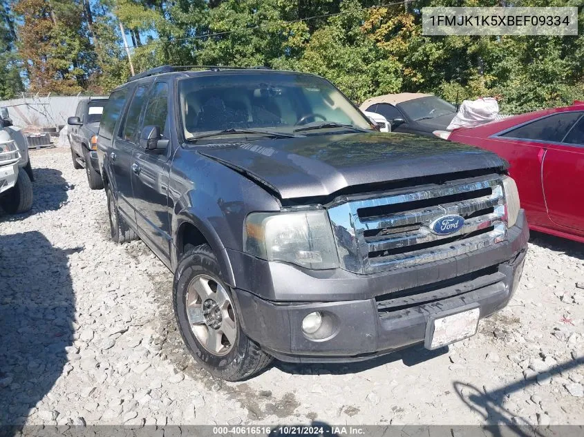 2011 Ford Expedition El Limited VIN: 1FMJK1K5XBEF09334 Lot: 40616516