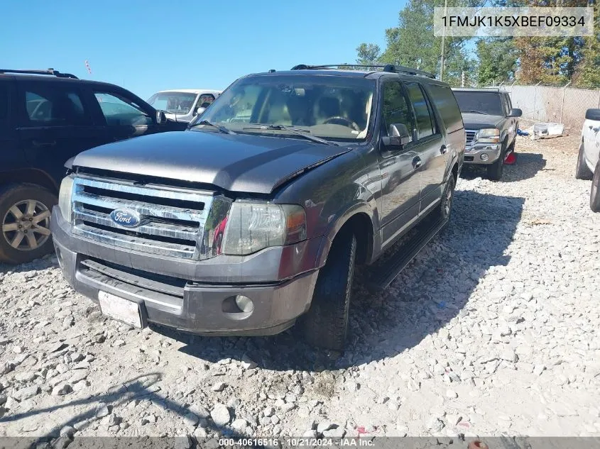 2011 Ford Expedition El Limited VIN: 1FMJK1K5XBEF09334 Lot: 40616516