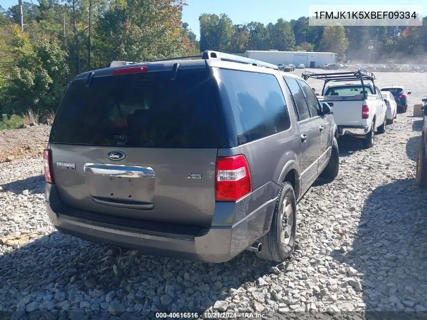 2011 Ford Expedition El Limited VIN: 1FMJK1K5XBEF09334 Lot: 40616516