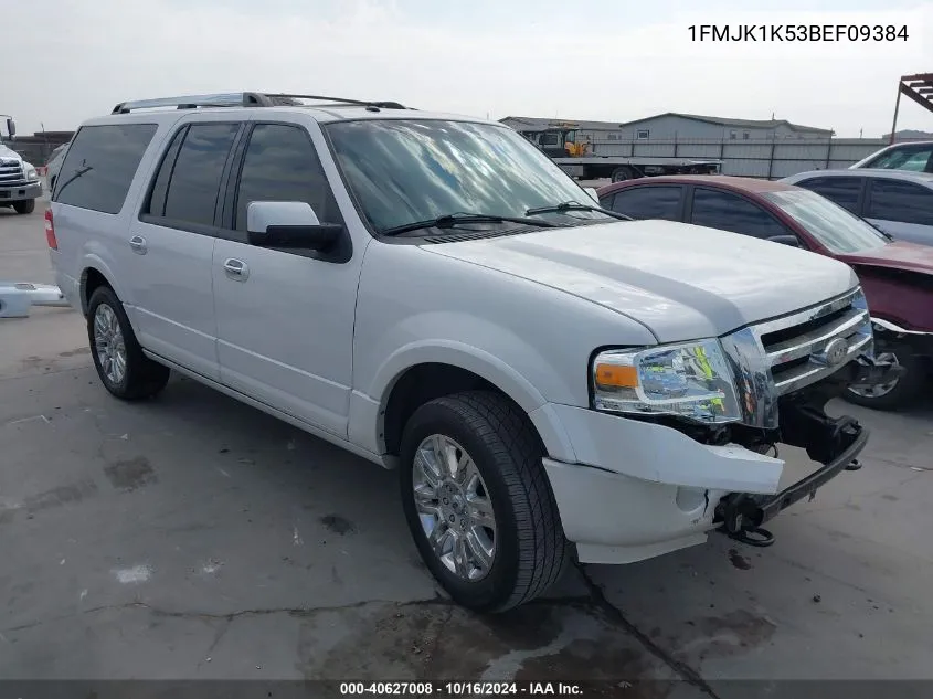 2011 Ford Expedition El Limited VIN: 1FMJK1K53BEF09384 Lot: 40627008