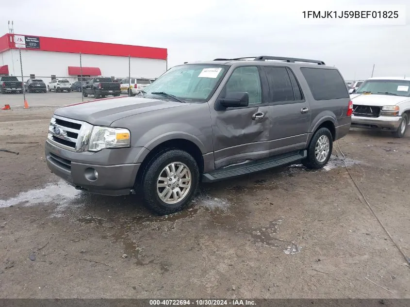 2011 Ford Expedition El Xlt VIN: 1FMJK1J59BEF01825 Lot: 40722694