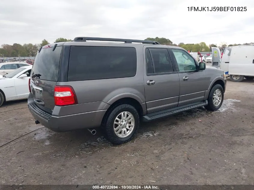 2011 Ford Expedition El Xlt VIN: 1FMJK1J59BEF01825 Lot: 40722694