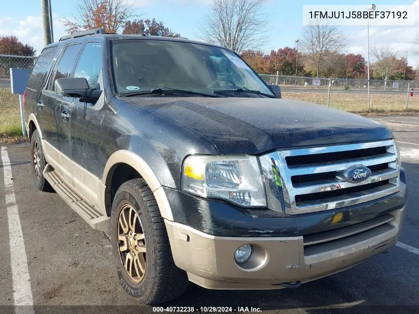 2011 Ford Expedition Xlt VIN: 1FMJU1J58BEF37192 Lot: 40732238