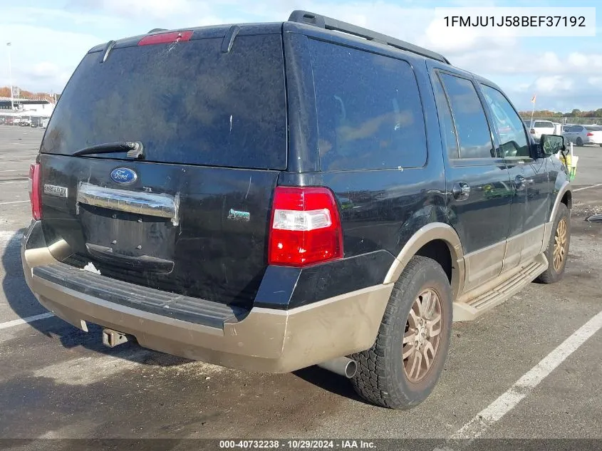 2011 Ford Expedition Xlt VIN: 1FMJU1J58BEF37192 Lot: 40732238