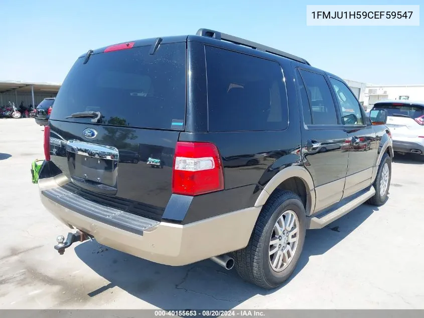 2012 Ford Expedition Xlt VIN: 1FMJU1H59CEF59547 Lot: 40155653