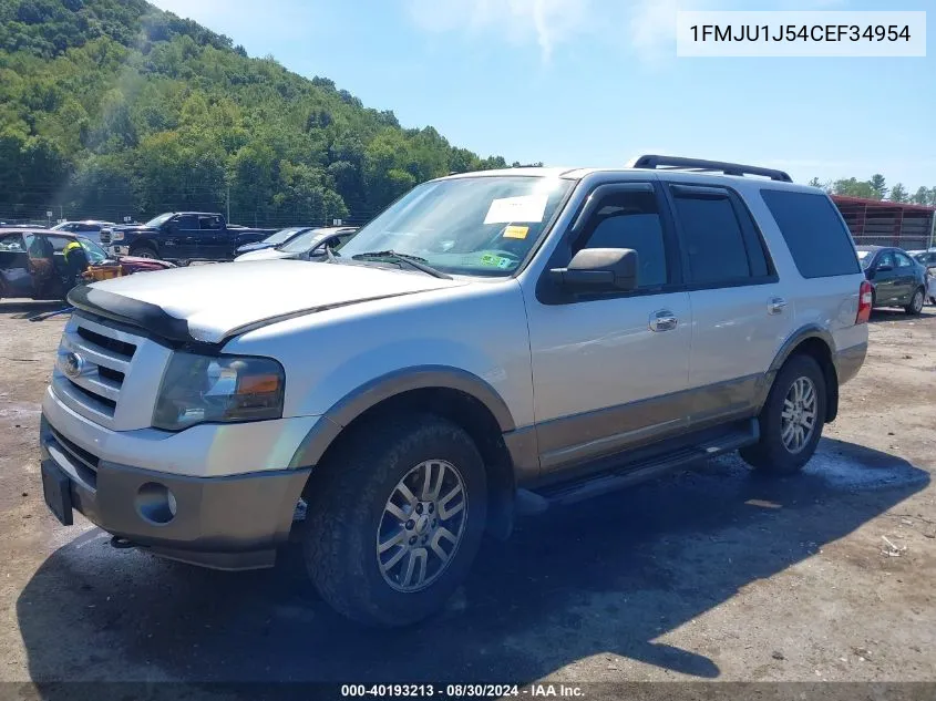 2012 Ford Expedition Xlt VIN: 1FMJU1J54CEF34954 Lot: 40193213