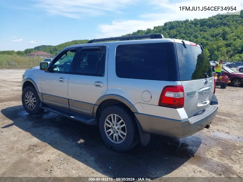 2012 Ford Expedition Xlt VIN: 1FMJU1J54CEF34954 Lot: 40193213