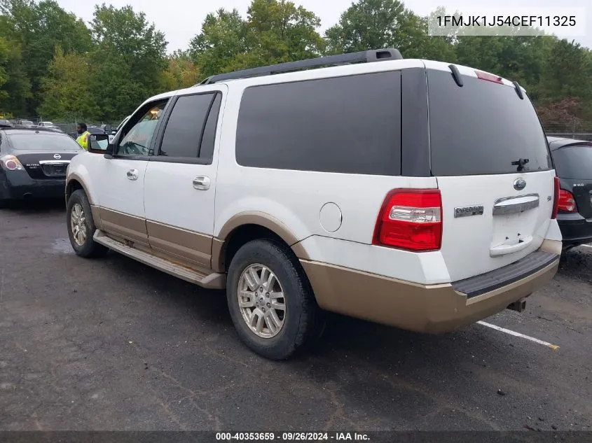 2012 Ford Expedition El Xlt VIN: 1FMJK1J54CEF11325 Lot: 40353659