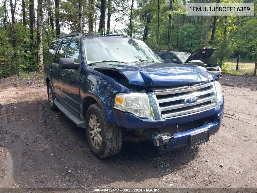 2012 Ford Expedition Xlt VIN: 1FMJU1J58CEF16389 Lot: 40432417