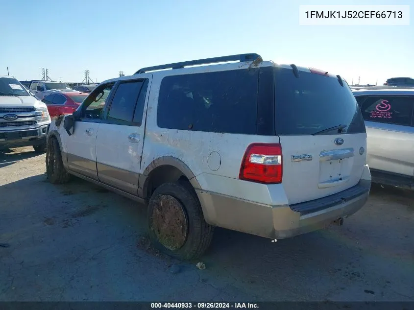 2012 Ford Expedition El Xlt/El King Ranch VIN: 1FMJK1J52CEF66713 Lot: 40440933