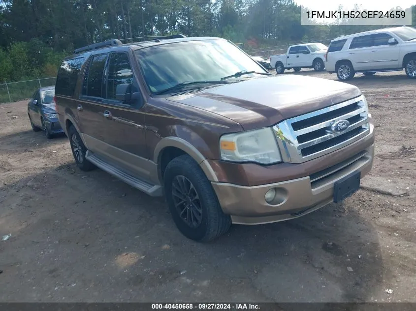 2012 Ford Expedition El Xlt VIN: 1FMJK1H52CEF24659 Lot: 40450658