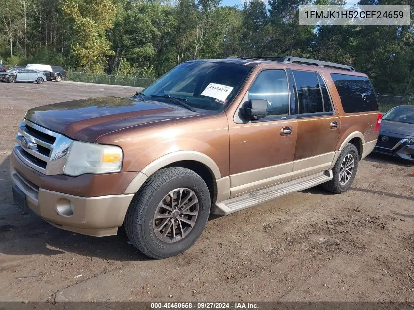 2012 Ford Expedition El Xlt VIN: 1FMJK1H52CEF24659 Lot: 40450658