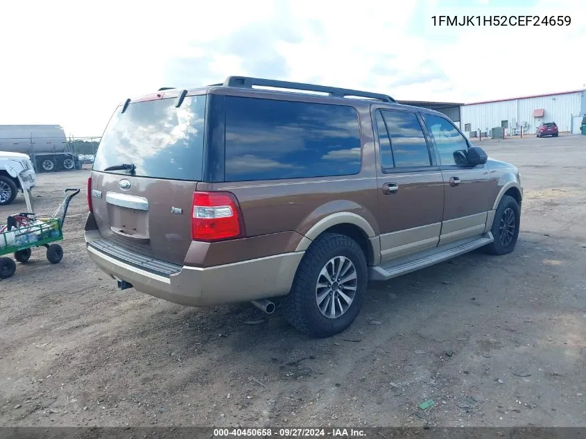 2012 Ford Expedition El Xlt VIN: 1FMJK1H52CEF24659 Lot: 40450658