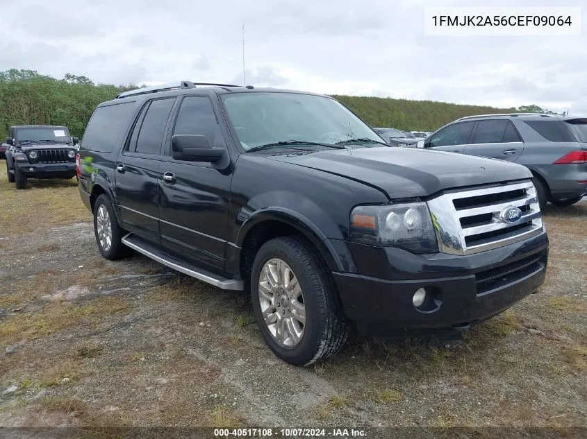 2012 Ford Expedition El El Limited VIN: 1FMJK2A56CEF09064 Lot: 40517108