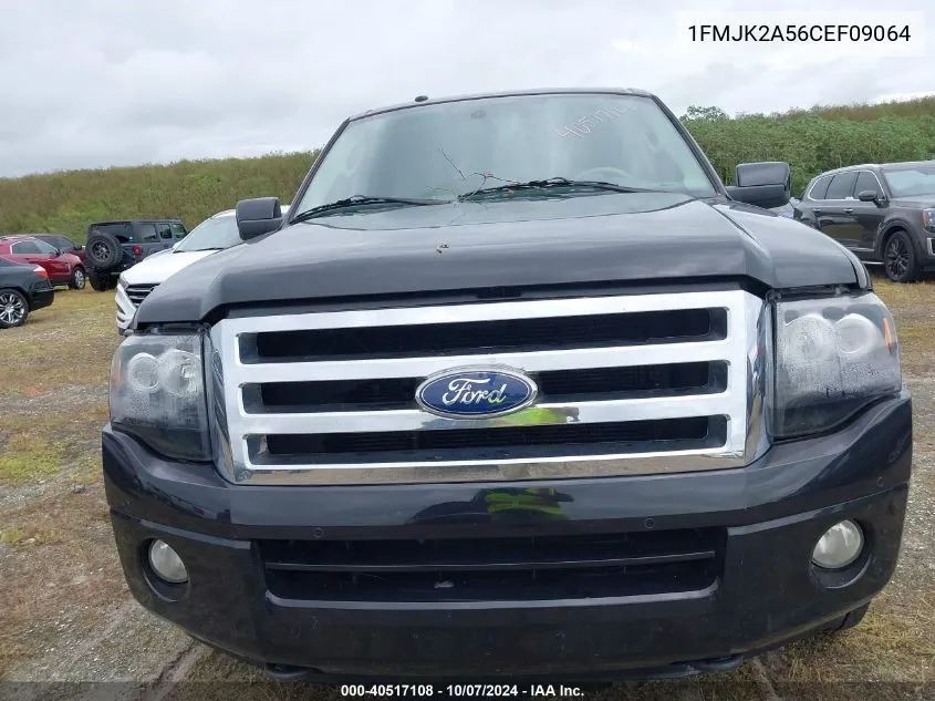 2012 Ford Expedition El El Limited VIN: 1FMJK2A56CEF09064 Lot: 40517108