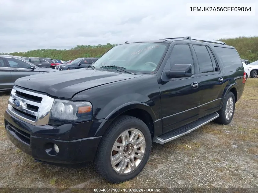 2012 Ford Expedition El El Limited VIN: 1FMJK2A56CEF09064 Lot: 40517108