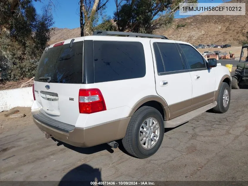 2012 Ford Expedition Xlt VIN: 1FMJU1H58CEF10212 Lot: 40573436