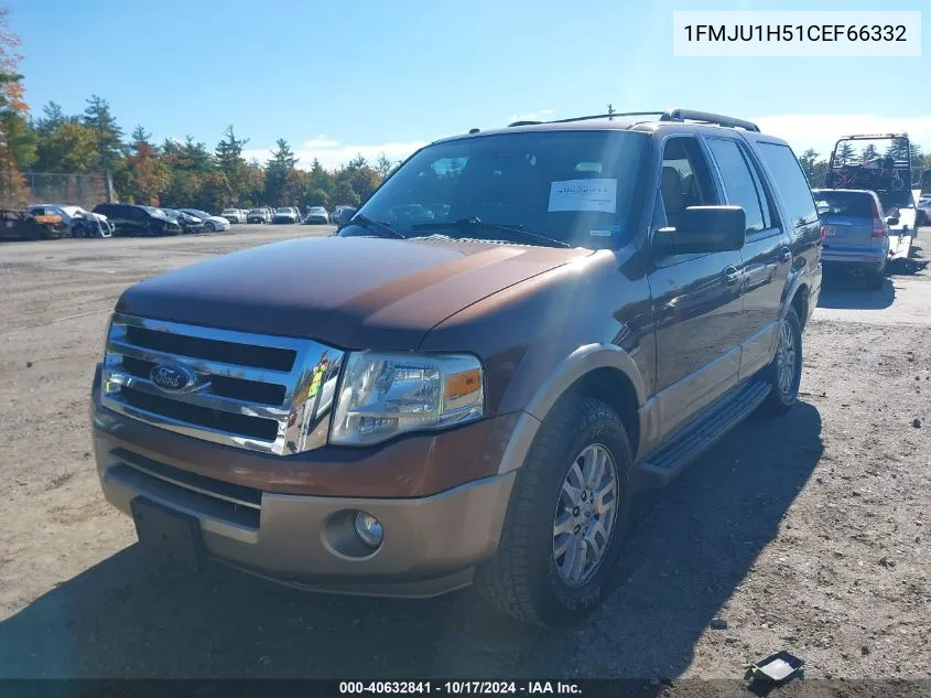 2012 Ford Expedition Xlt VIN: 1FMJU1H51CEF66332 Lot: 40632841