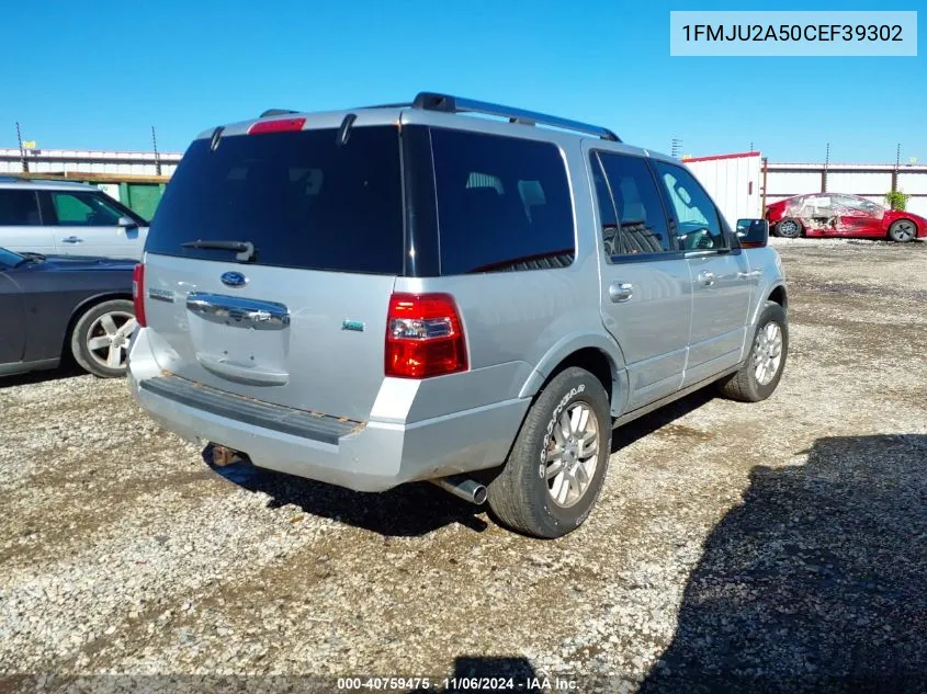 2012 Ford Expedition Limited VIN: 1FMJU2A50CEF39302 Lot: 40759475