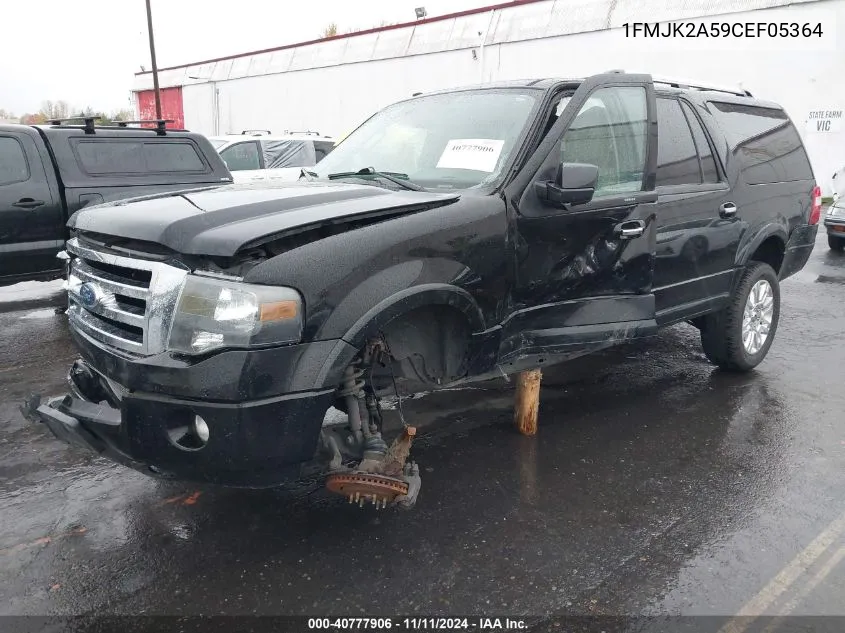 2012 Ford Expedition El Limited VIN: 1FMJK2A59CEF05364 Lot: 40777906