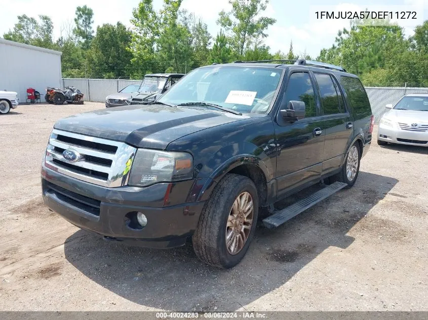 2013 Ford Expedition Limited VIN: 1FMJU2A57DEF11272 Lot: 40024283